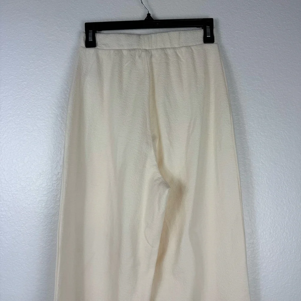 Free people Elegant Cream Women's Wide-Leg Pants size S
